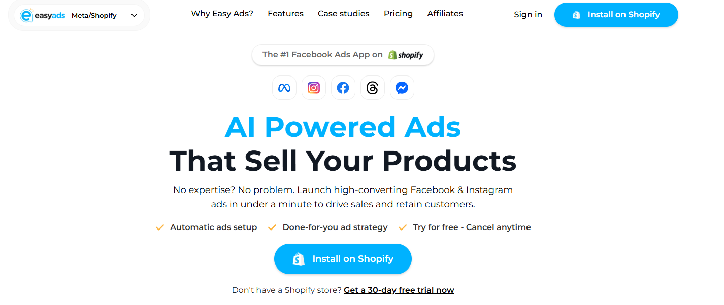 Easy Ads Affiliate (10% Coupon Code: Easy10)